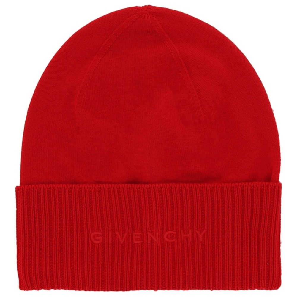 Givenchy logo Lana wool unisex beanie NWT